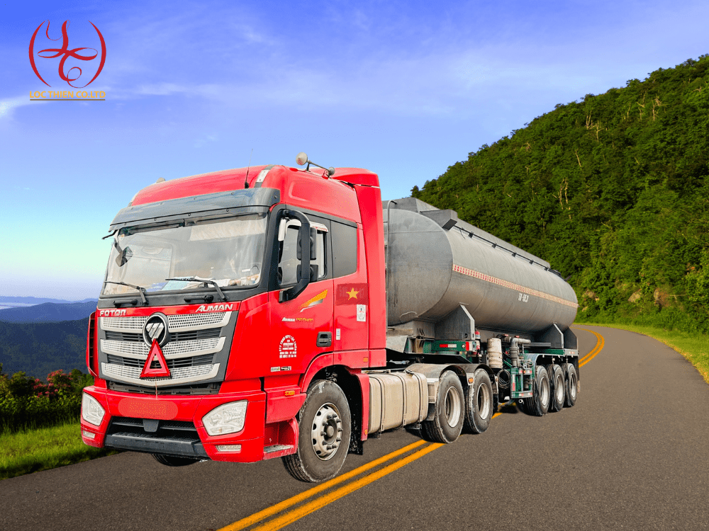 Xe bồn chở Axit Clohydric