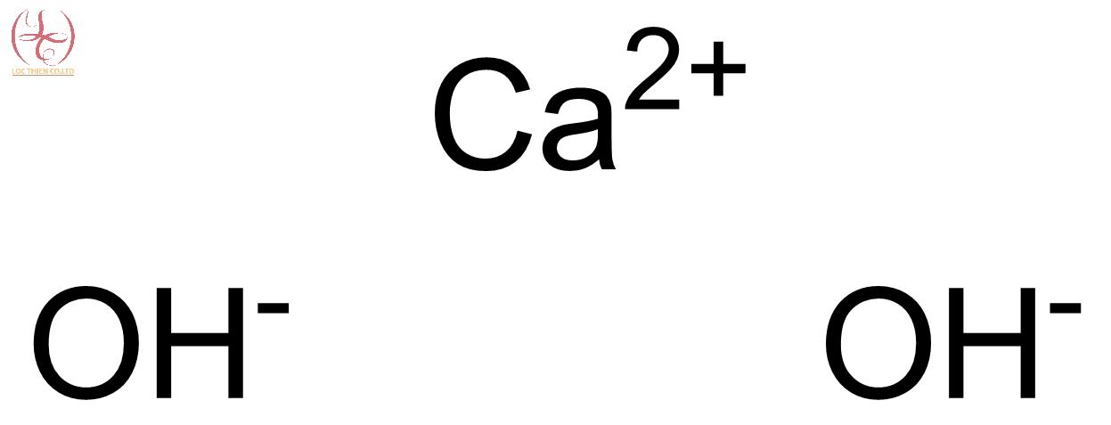 Cấu tạo phân tử Ca(OH)2