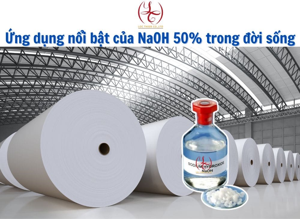ứng dụng nổi bật của NaOOH 50 %, Natri hydroxide